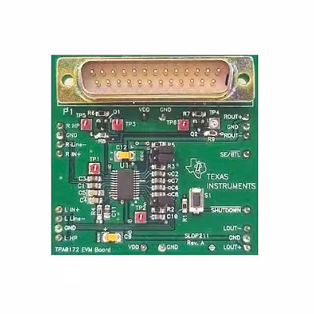 TPA0172EVM Texas Instruments  Cartes d'évaluation - Amplificateurs audio